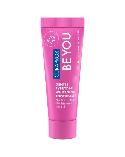 Be You Watermelon Toothpaste Travel Size 10ml-Curaprox-Matakana Pharmacy